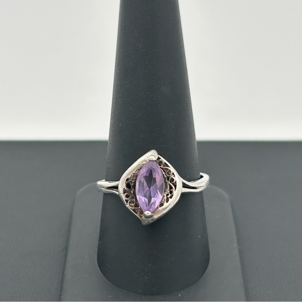 RJ Graziano Lavender Marquise Ring